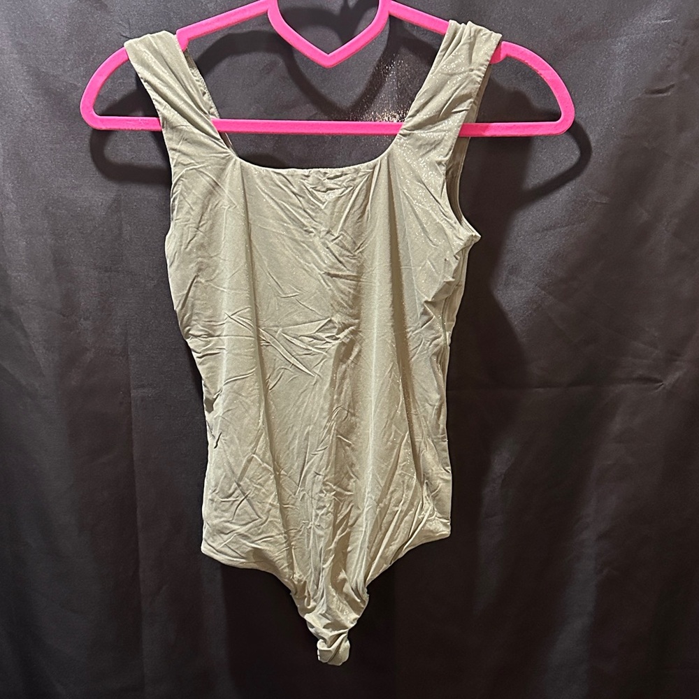 Aerie Green Shimmer (watch video) Shapewear Bodysuit